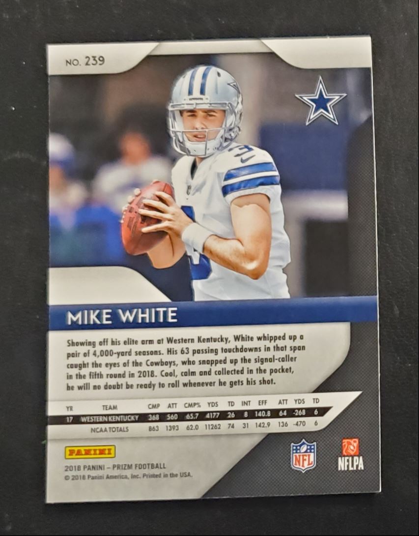 2018 Panini Prizm Mike White