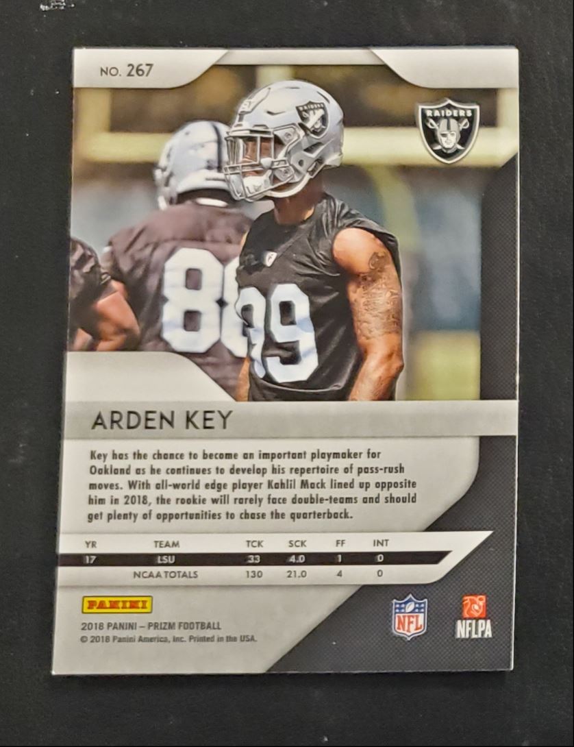 2018 Panini Prizm Arden Key