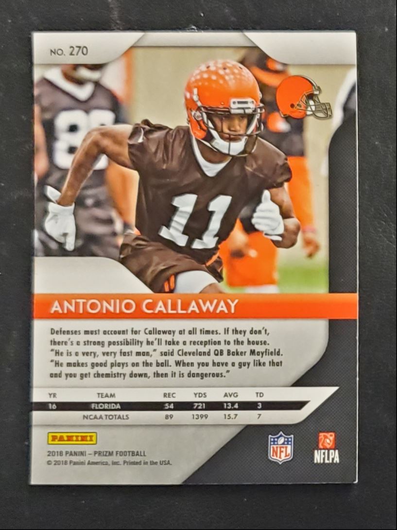 2018 Panini Prizm Antonio Callaway