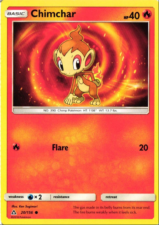 2018 Sun & Moon - Ultra Prism Chimchar