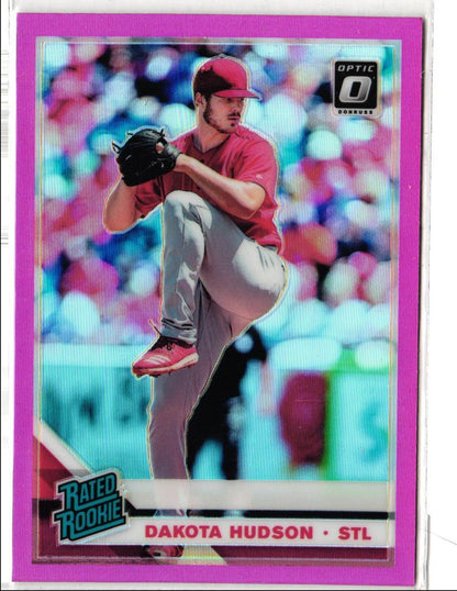 2019 Donruss Optic Pink Prizm Dakota Hudson