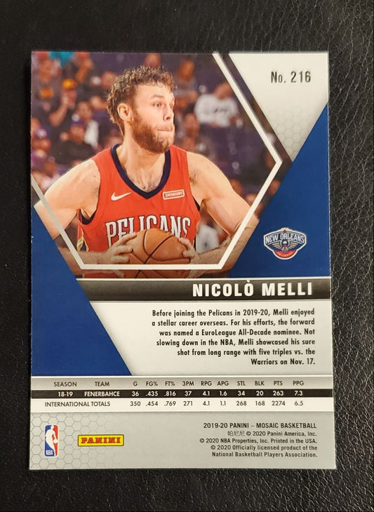 2019 Panini Mosaic Nicolo Melli