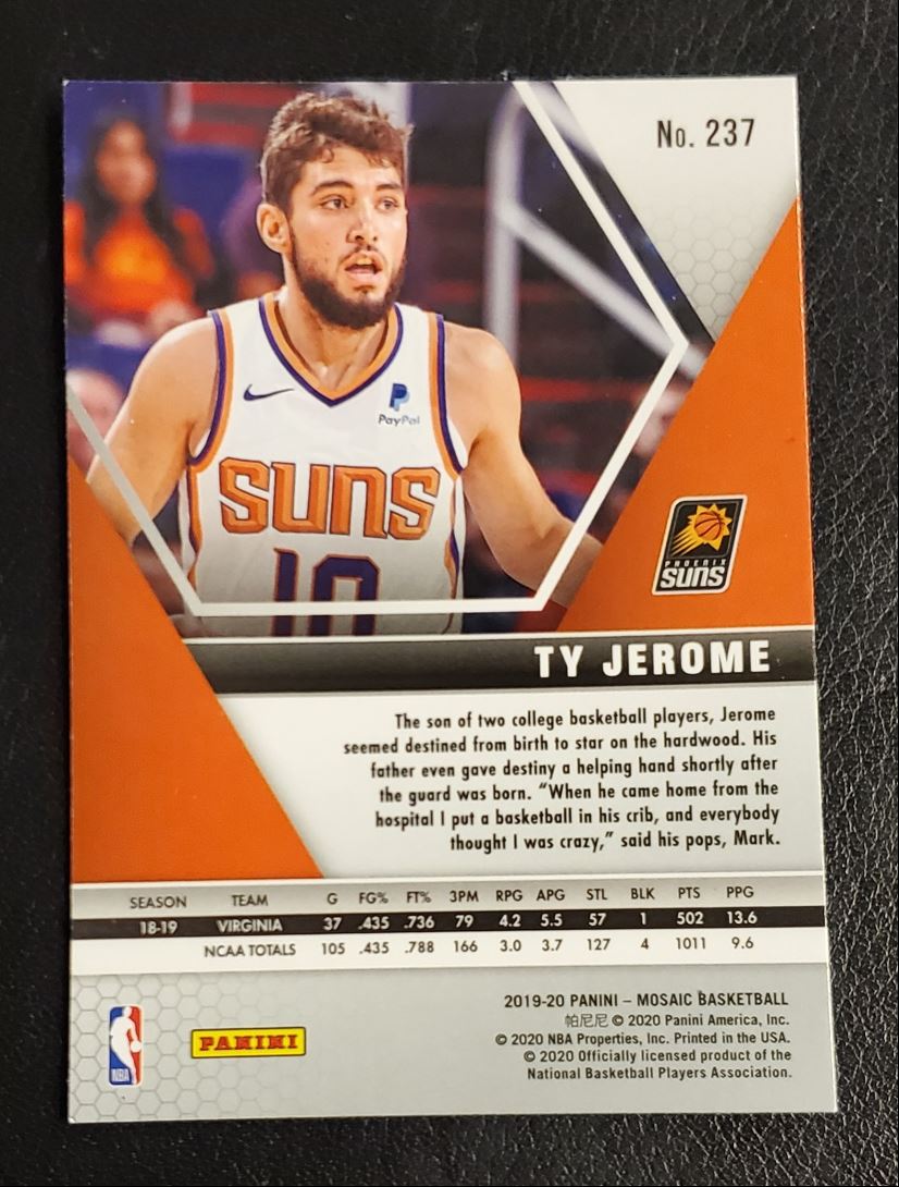 2019 Panini Mosaic Ty Jerome