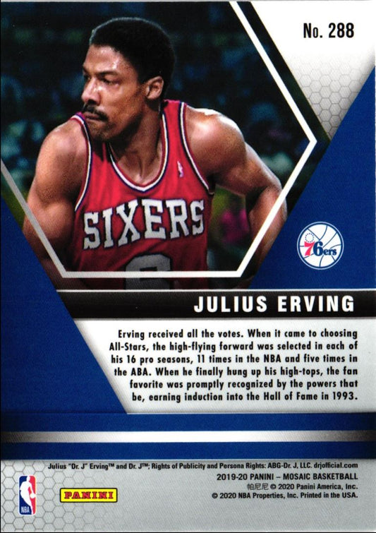 2019 Panini Mosaic Julius Erving