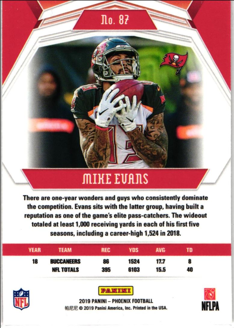 2019 Panini Phoenix Mike Evans