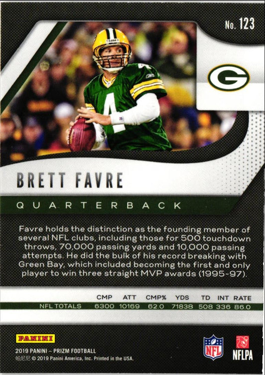 2019 Panini Prizm Brett Favre