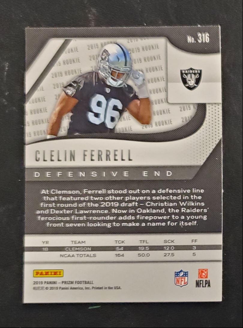 2019 Panini Prizm Clelin Ferrell