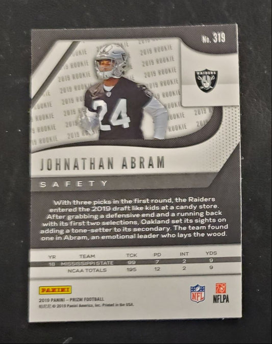 2019 Panini Prizm Johnathan Abram