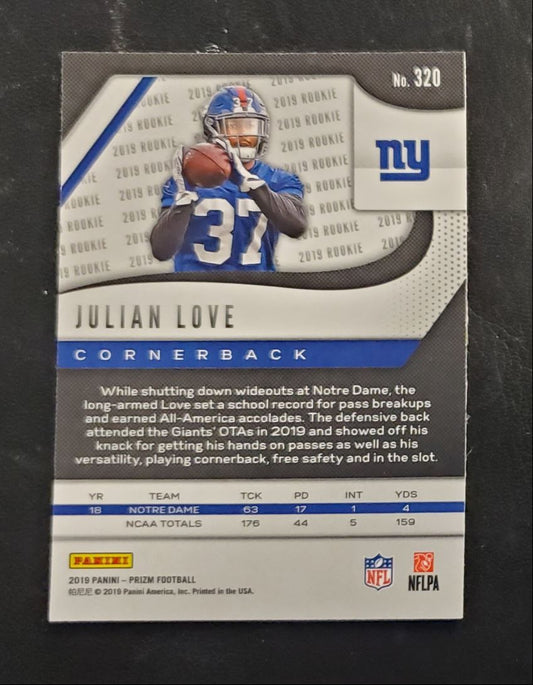 2019 Panini Prizm Julian Love