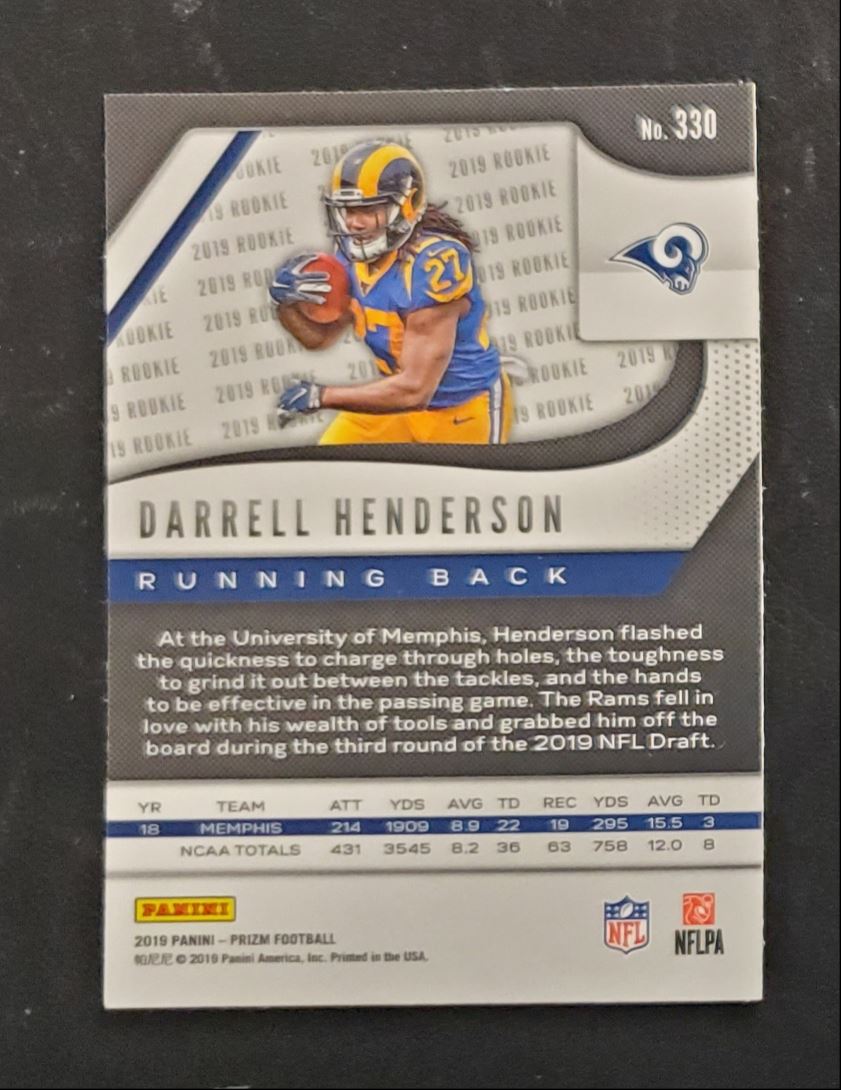 2019 Panini Prizm Darrell Henderson