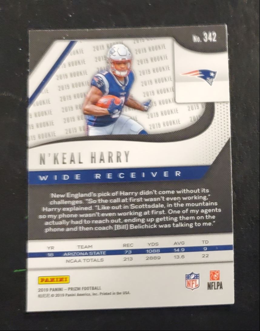 2019 Panini Prizm N'Keal Harry