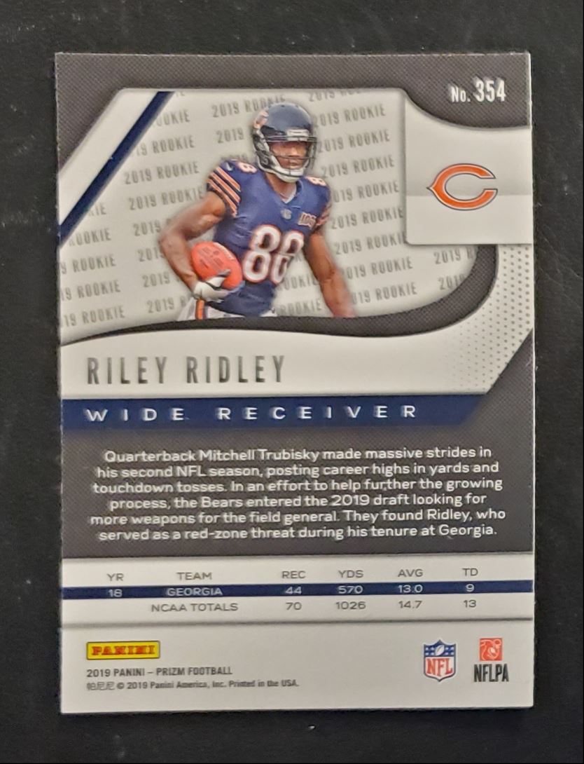 2019 Panini Prizm Riley Ridley