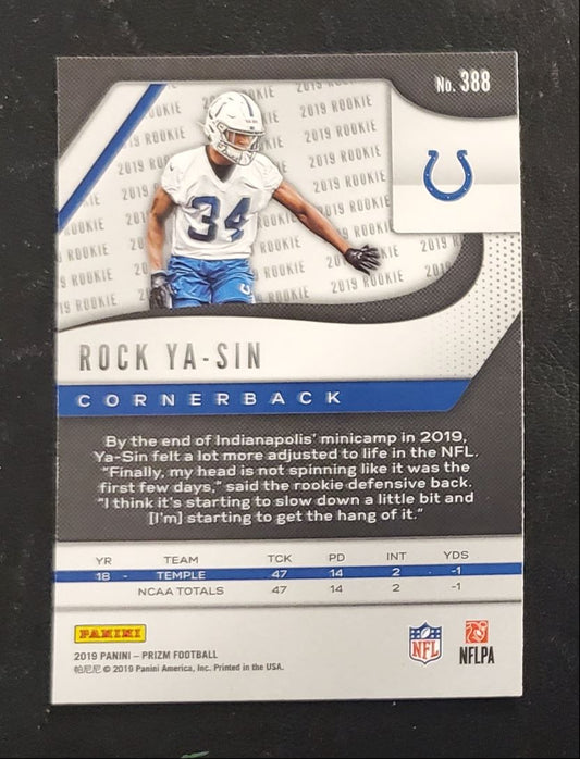 2019 Panini Prizm Rock Ya-Sin