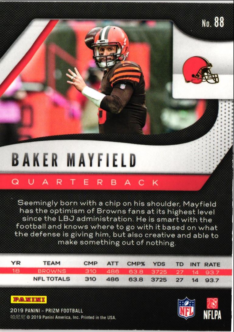 2019 Panini Prizm Baker Mayfield