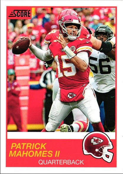 2019 Score Patrick Mahomes II