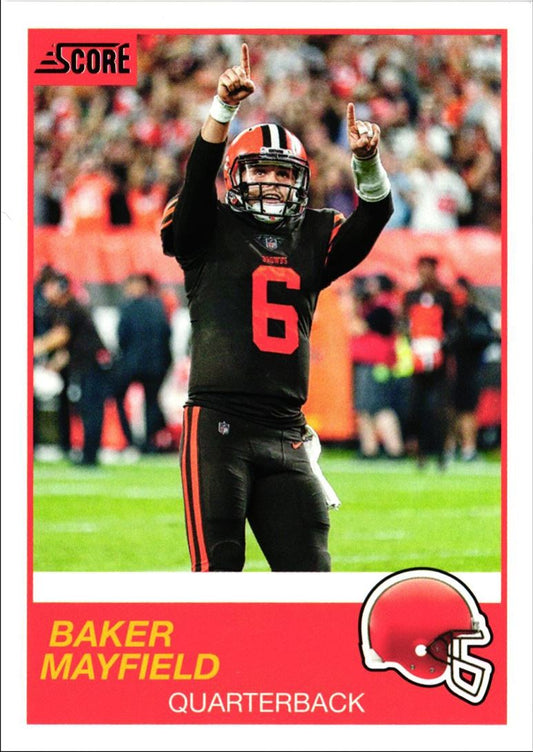 2019 Score Baker Mayfield