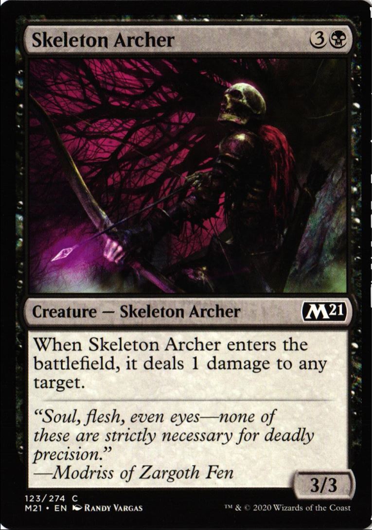 2020 Core Set 2021 Skeleton Archer