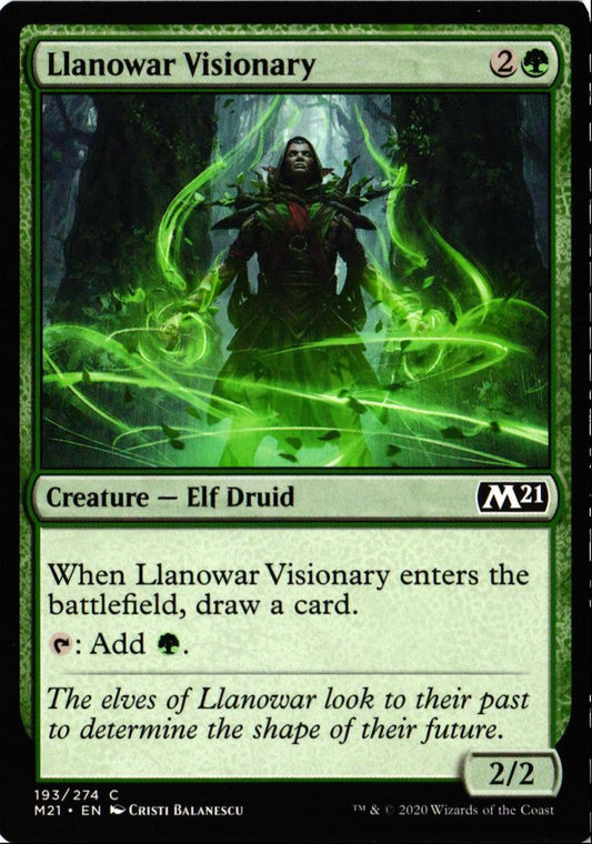 2020 Core Set 2021 Llanowar Visionary