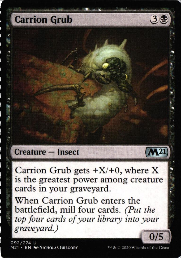 2020 Core Set 2021 Carrion Grub