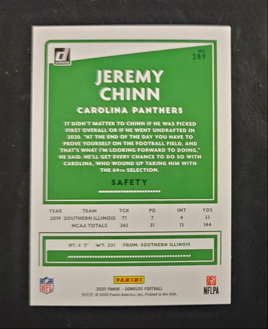 2020 Donruss Jeremy Chinn