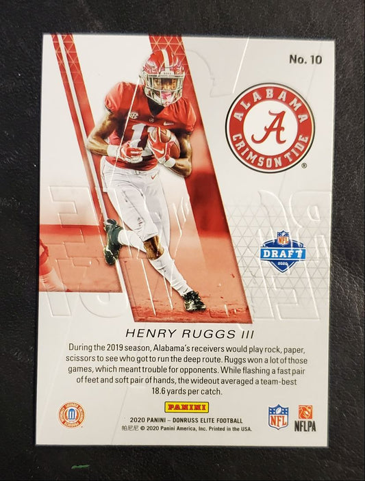 2020 Donruss Elite Henry Ruggs III