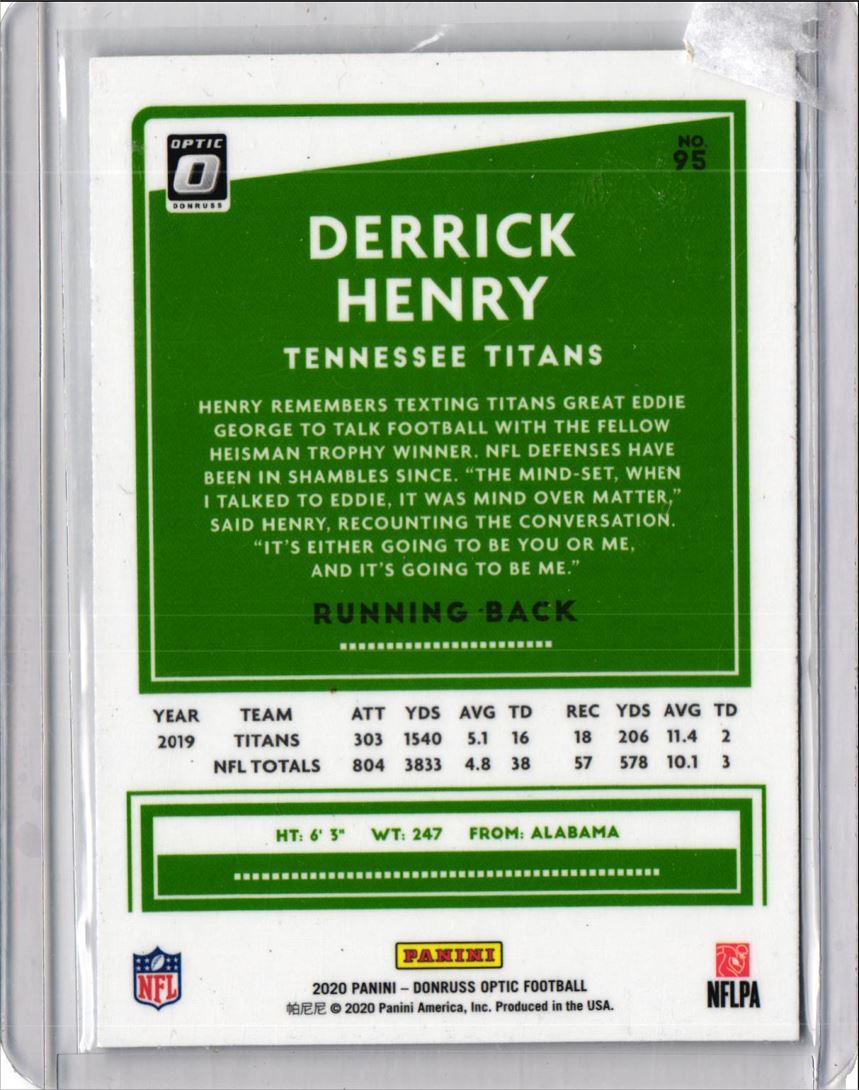 2020 Donruss Optic Derrick Henry