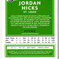 2020 Donruss Purple Jordan Hicks