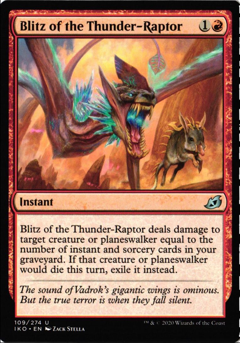 2020 Ikoria: Lair of Behemoths Blitz of the Thunder-Raptor