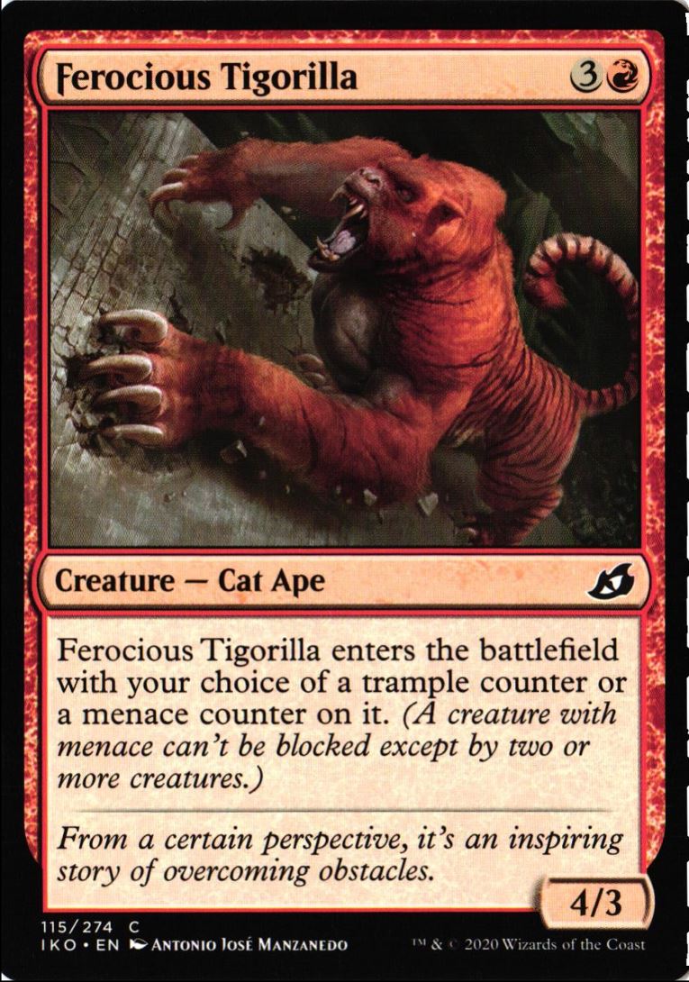 2020 Ikoria: Lair of Behemoths Ferocious Tigorilla