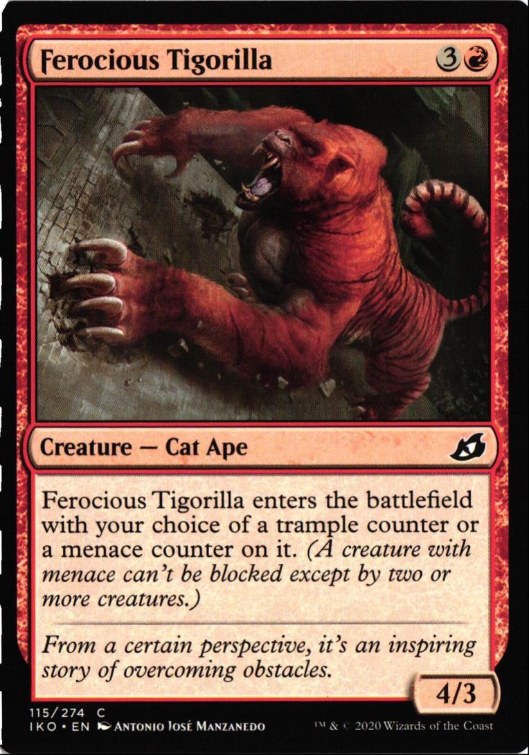 2020 Ikoria: Lair of Behemoths Ferocious Tigorilla