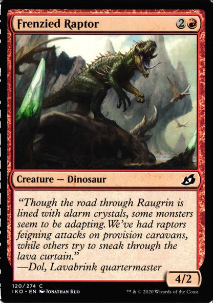 2020 Ikoria: Lair of Behemoths Frenzied Raptor