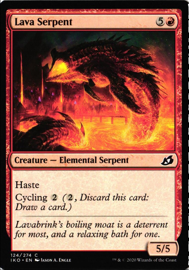 2020 Ikoria: Lair of Behemoths Lava Serpent