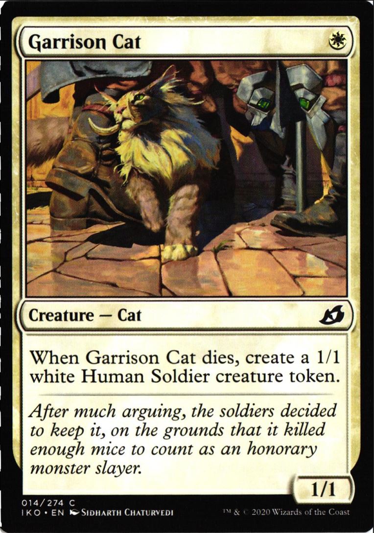 2020 Ikoria: Lair of Behemoths Garrison Cat