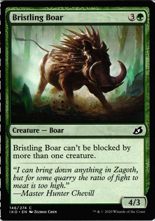 2020 Ikoria: Lair of Behemoths Bristling Boar