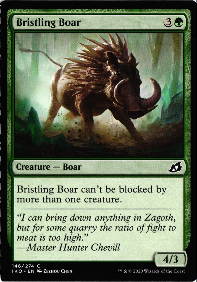 2020 Ikoria: Lair of Behemoths Bristling Boar