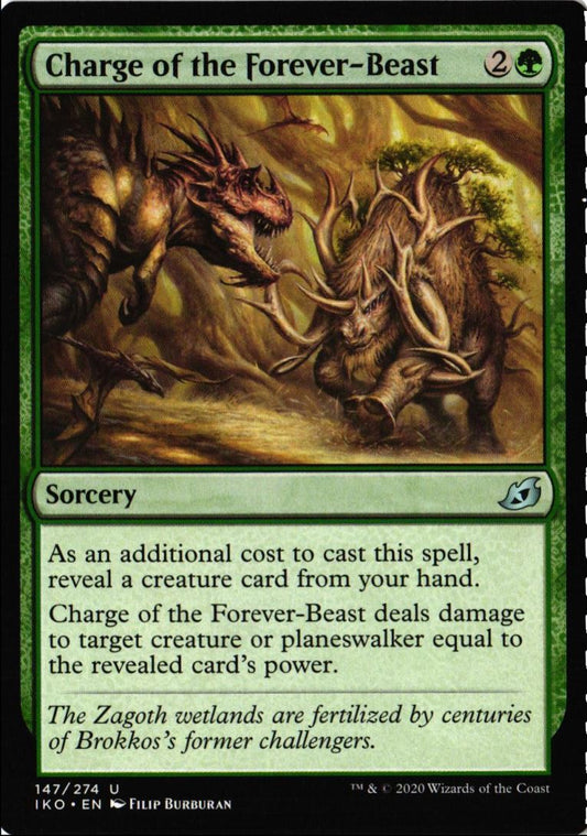 2020 Ikoria: Lair of Behemoths Charge of the Forever-Beast