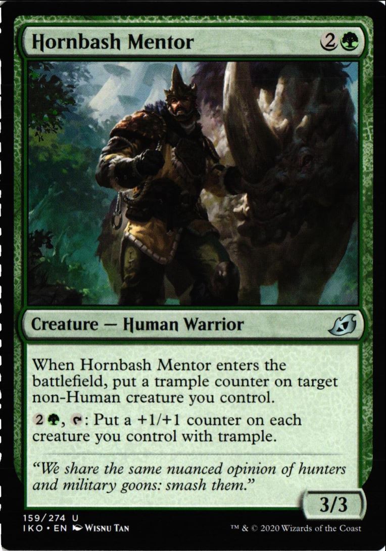 2020 Ikoria: Lair of Behemoths Hornbash Mentor