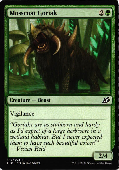 2020 Ikoria: Lair of Behemoths Mosscoat Goriak