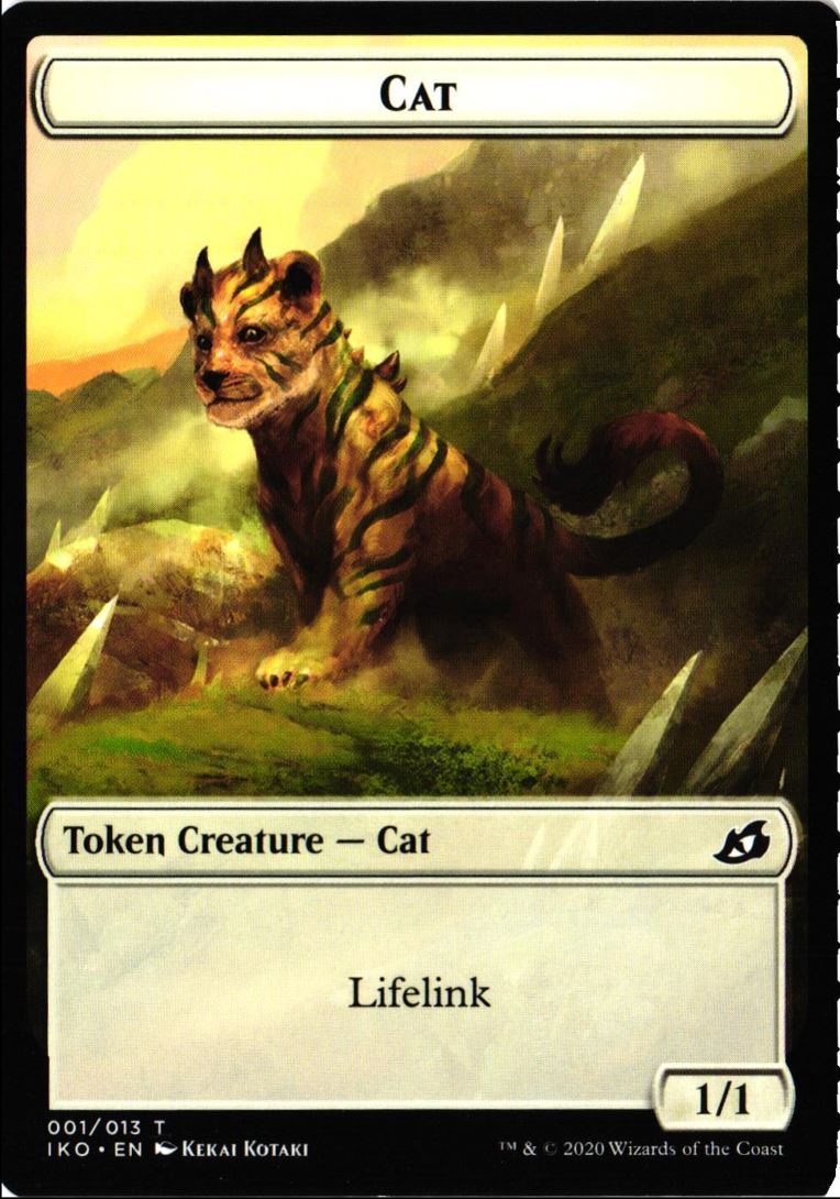 2020 Ikoria: Lair of Behemoths Tokens Cat