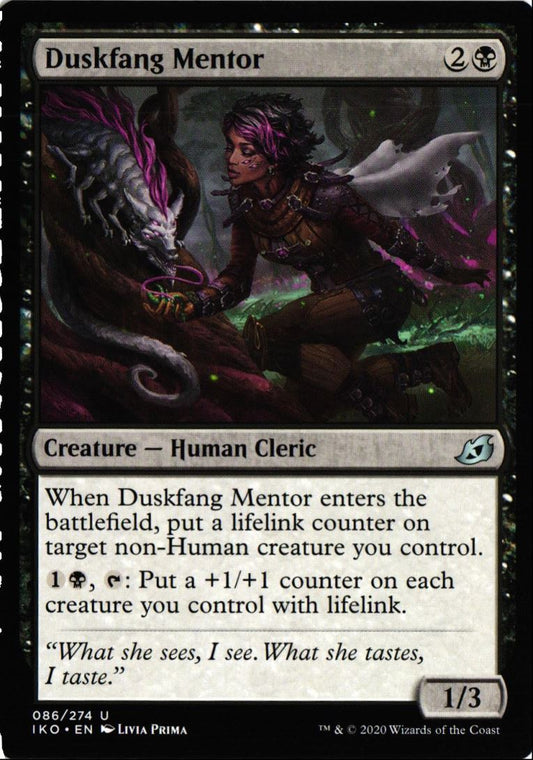 2020 Ikoria: Lair of Behemoths Tokens Duskfang Mentor