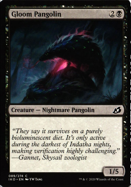 2020 Ikoria: Lair of Behemoths Tokens Gloom Pangolin