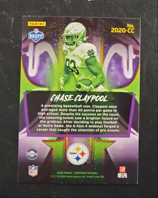 2020 Panini Certified 2020 Chase Claypool/JuJu Smith-Schuster