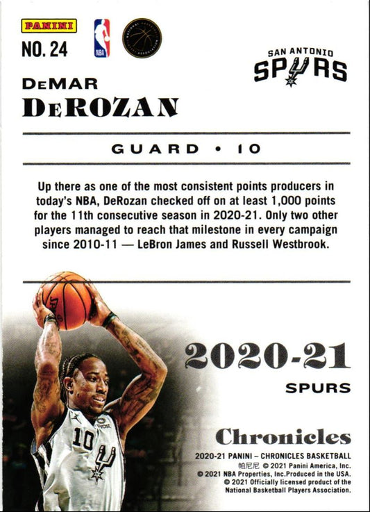 2020 Panini Chronicles DeMar DeRozan