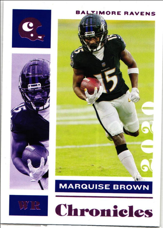 2020 Panini Chronicles Pink Marquise Brown