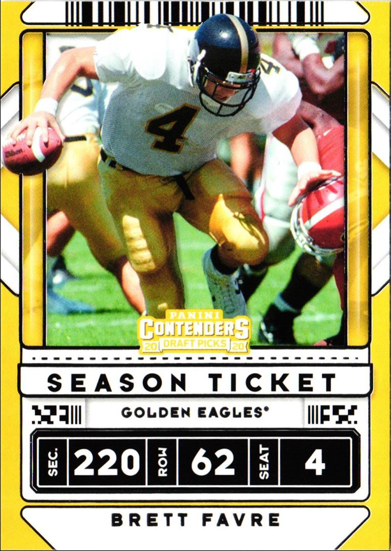 2020 Panini Contenders Draft Picks Brett Favre