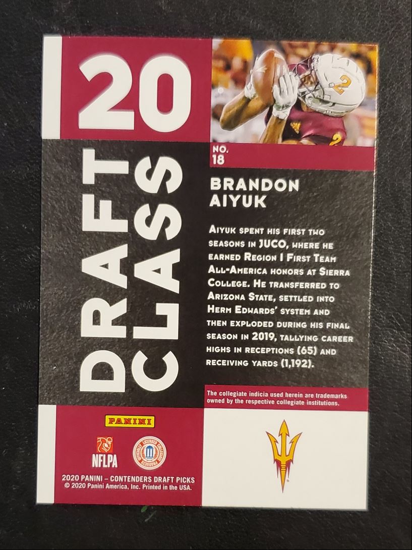 2020 Panini Contenders Draft Picks Draft Class Michael Pittman Jr.