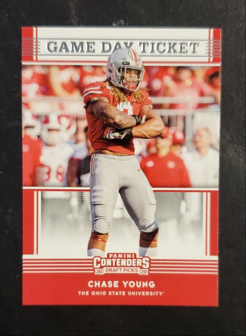 2020 Panini Contenders Draft Picks Game Day Ticket Chase Young