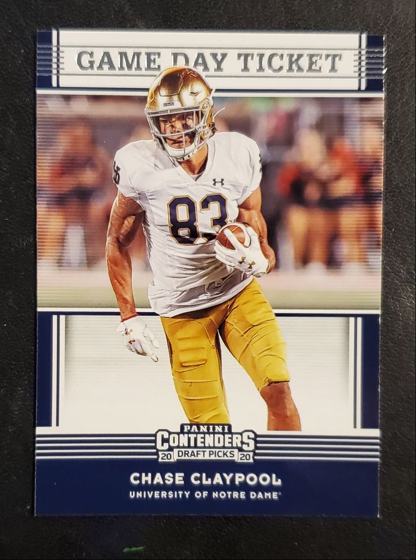 2020 Panini Contenders Draft Picks Game Day Ticket Chase Claypool