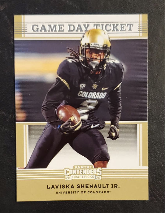 2020 Panini Contenders Draft Picks Game Day Ticket Laviska Shenault Jr.