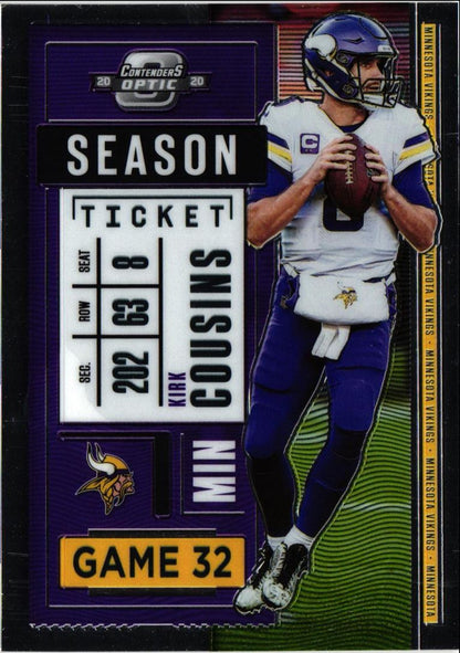 2020 Panini Contenders Optic Kirk Cousins